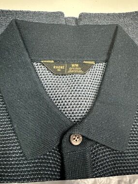 RHONE Men's True Navy Mercer Knit Polo